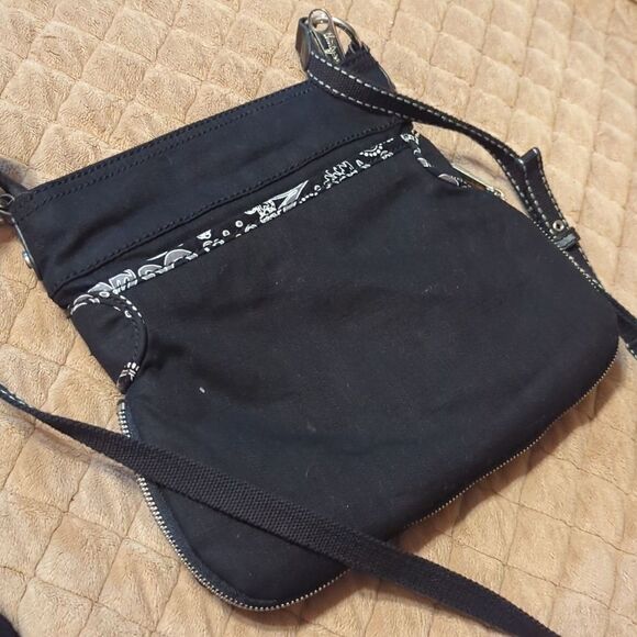 THIRTY ONE 31 CROSS BODY BAG BLACK & WHITE PURSE 11" - Picture 4 of 9